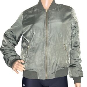 Kendall & Kylie green jacket zip up small